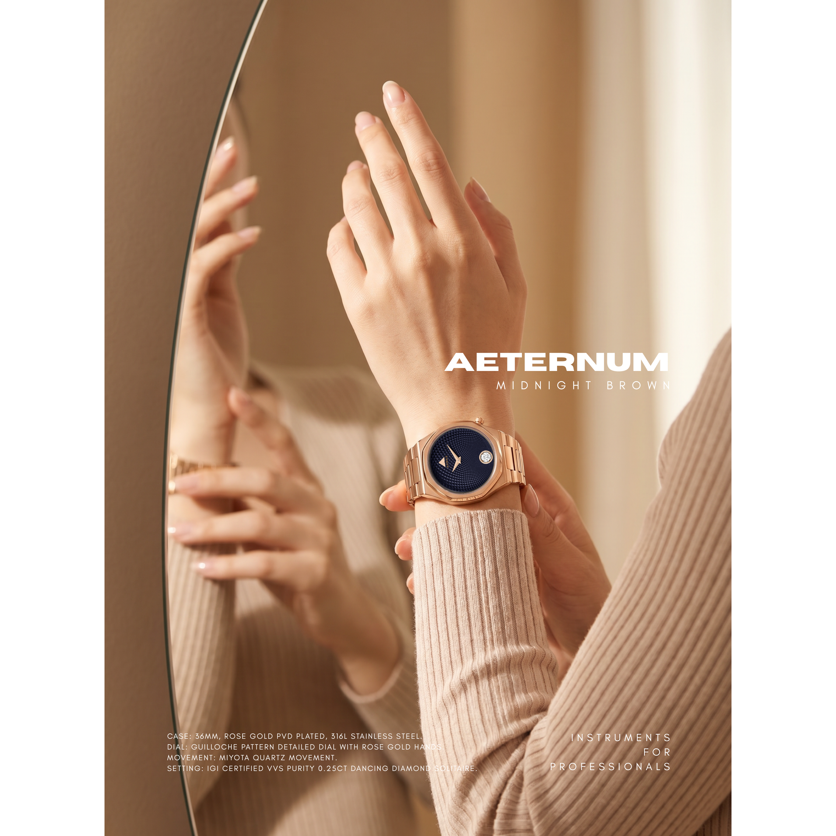 Aeternum - Rose Gold Blue