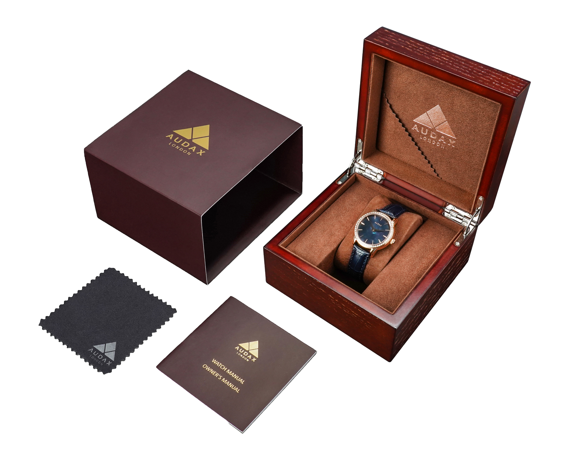 Audacious Classic Rose Gold Blue
