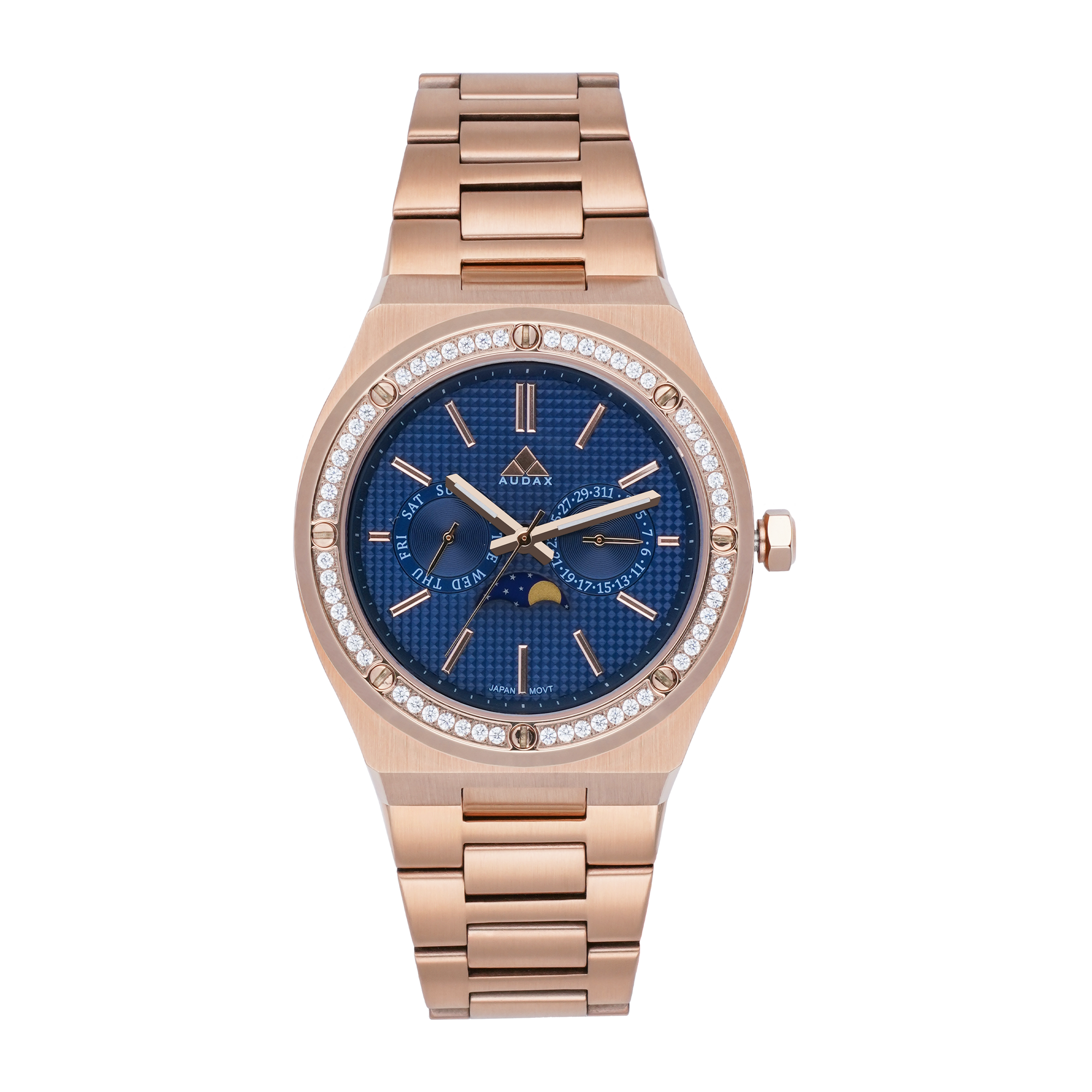 EMPEROR DIAMOND ROSE GOLD BLUE