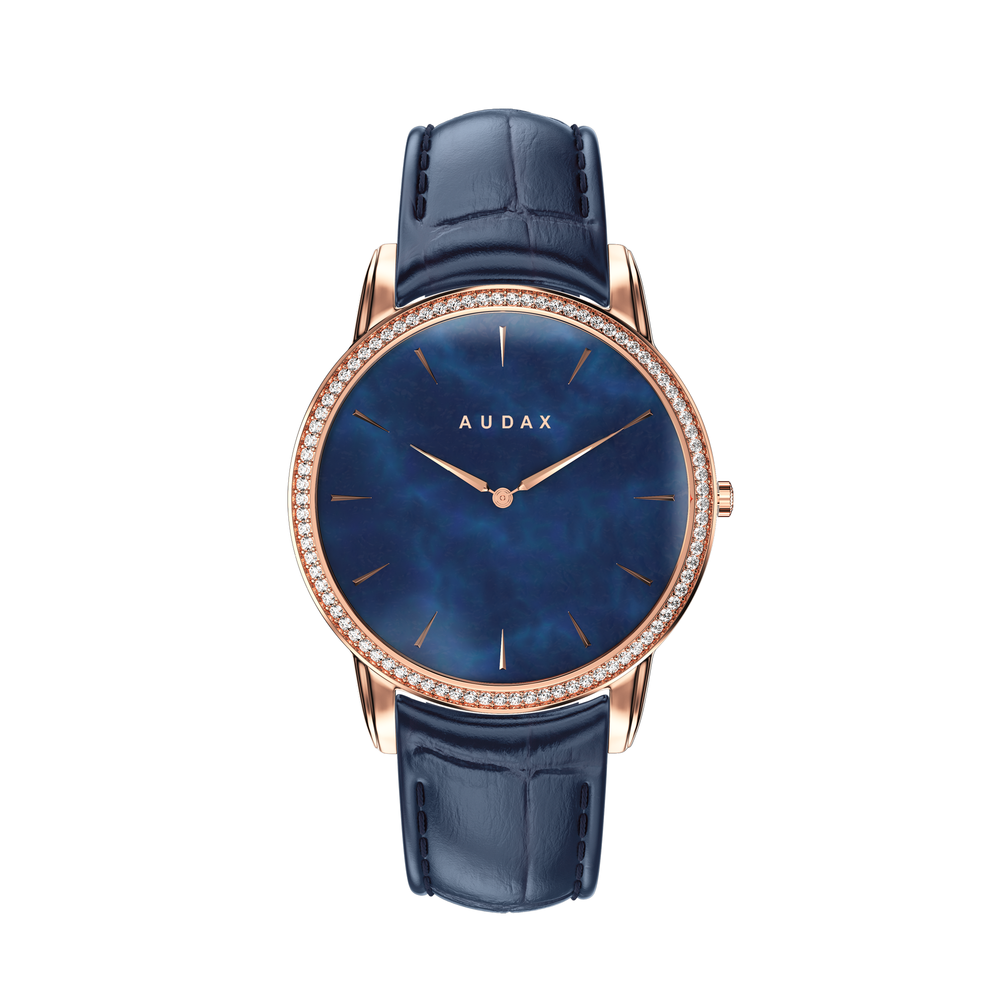 Audacious Classic Rose Gold Blue